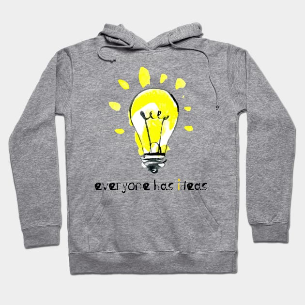 I Have an Idea Lamp Bulb Hoodie by MintaApparel